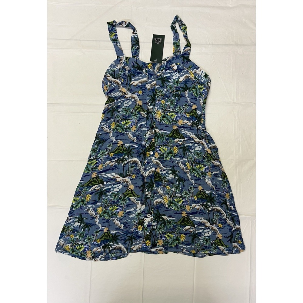 Wild Fable Blue Floral Mini Dress Size XS